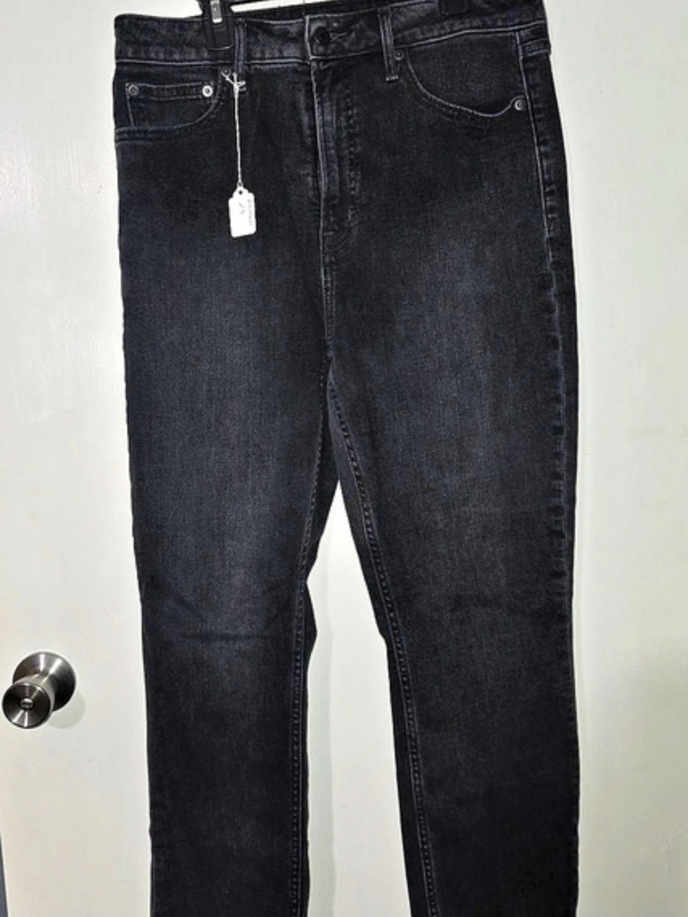 Gap Vintage Slim Sky High Jeans Black Straight Jeans